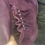 B Makowsky Vintage Leather Purple Sparkle Deadstock Purse Photo 2