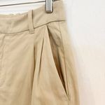 Madewell NWT  The Harlow Linen Trouser‎ Shorts Tan Size 0 Photo 3