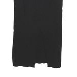 Fabrika Ribbed Midi Dress Black White & Beige Colorblock Size Large Photo 6