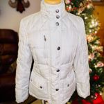 Esprit cream Colored Puffer Jacket Size Small Photo 0