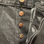 We The Free  People Makai High Waisted Cut Off Denim Shorts Rocky Beach Black Photo 8