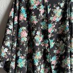 Charlotte Russe 🖤 Black Floral Lace Trim Duster Photo 1