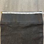 SPRWMN XS 100% Genuine Leather Women’s Stretch Black Mini Contemporary Skirt Photo 4