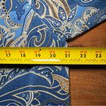 Alice + Olivia ‎ Cari Mosaic Paisley Dress Off Shoulder Blue large nwt Photo 5