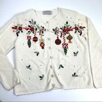 Tiara International Embroidered Ugly Christmas Sweater Photo 0