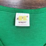 vintage • 70s baby tee Russell Sportset green anchor nautical single stitch Photo 2