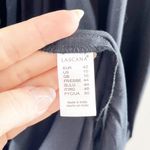 Lascana Short Sleeve Tie Front Maxi Duster Cover Up Black 10 Photo 8