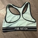 PINK - Victoria's Secret PINK‎ Nation Aloha Beaches Sports Bra color aqua Size Medium Photo 1