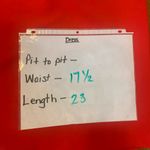 Ellen Tracy  NWT Skirt 12 Vibrant Tomato Paste Red Pencil Back Zip Mini Classic Photo 4