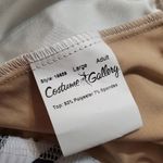 Costume Gallery White & Black Houndstooth Sports Bra (L) Size L Photo 5