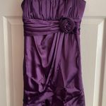 Macy's Purple formal Silk Dress Photo 0