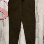 Rene Ricci Olive Green Joggers Sweatpants Women’s Size S Cozy Fleece Lined Photo 0
