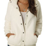 Merokeety Women's Cozy White Sweater Photo 0