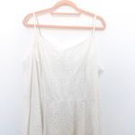 Old Navy  Womens Dress Size‎ XXL White Eyelet Boho Cottagecore Coastal Cowgirl Photo 3