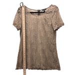 EXPRESS  Lace Top Large Floral Sheer Cover Up Feminine Resortwear Travel Vacation Photo 13