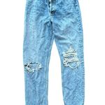 AGOLDE '90s Pinch Waist Ripped High Waist Straight Leg Jeans 25 Distressed Photo 3