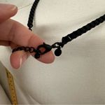 EXPRESS Black Chunky Chain Necklace With Rhinestone Details Whimsigoth Punk Photo 5