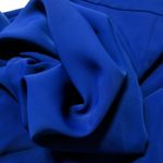 BCBGMAXAZRIA NWT BCBG MaxAzria Rossana in Royal Blue Satin Wide Leg Cutout Jumpsuit 0 x 32 Photo 8