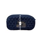 Vera Bradley  Travel Medicine Case Navy Blue Cosmetic‎ Bag Quilted Fabric Photo 5