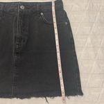 Topshop  Moto Black Denim Skirt Size 6 Photo 8