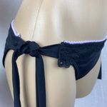 Adore Me Black & Lavender Lace Trim Bikini Bathing Swim Suit M NEW Photo 3