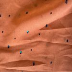 CAbi  Orange Sprinkle Size M Top Double Layer Chiffon Sleeveless V-Neck blouse Photo 2