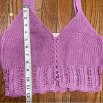 Jolie & Joy Women's Pink Knit Top Purple Size L Photo 3