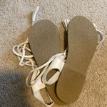 Free People  Brynn Marr wrap leather sandals white Photo 4