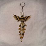 Handmade Beaded Hummingbird Gold Photo 1