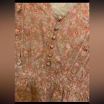 Love Shack Fancy  floral tiered Roth dress revolve M fall summer boho $325 classic Photo 3