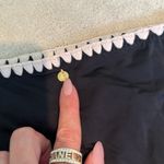 Ale By Alessandra  Black Embroidered Detail Bikini Bottoms Women's Size Large Photo 2