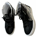 Vans FALL CLEARANCE NEW Sk8-Hi Bolt Black and Silver Sneakers w 6.5 Photo 0