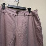 A New Day Capri Pants Pink Hi-Rise Light Wash Flat Front Trousers Slacks Size 18 Photo 3