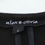 Alex & Olivia Bell Sleeve Black Blazer Women's Size Small Photo 3