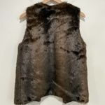 Forever 21  Contemporary Brown Faux Fur Vest Small Photo 3