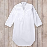 J. Peterman White Marie Antoinette Nightshirt S Cotton Dress Photo 1