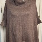 Old Navy  Brown Turtleneck Oversized Sweater, Short Sleeve, M/L Photo 0