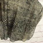 Unbranded animal print polyester sheer ladies scarf made in Italy mob wife vtg Brown Photo 4
