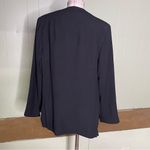 Spanx  L The Perfect Collarless Oversized Blazer‎ Ponte 1-Button Jacket Womens Photo 3