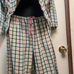 Women’s‎ medium, sleep sense, authentic Portuguese flannel GUC top and bottoms Pink Photo 10