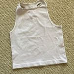 Free People Intimately High Neck Ribbed Athletic Cropped Tank Top Size XS/S EUC Photo 1