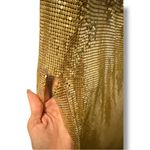 Lovers + Friends  Shiny Gold Pencil Skirt Photo 2