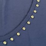 a.n.a  A New Approach | Blue Studded Tank Blouse | Medium Photo 5