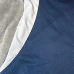 New York Yankees Shirt Womens Large Blue White Sports VNeck Athletic MLB Basebal Photo 6