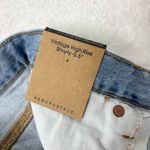 Aeropostale Highs Rise Women's Ripped Light Blue Jean Shorts 2.5" Size 4 Photo 4