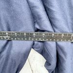 Vintage Reporter Coat Large Navy Collared Button Belted Split Back Long Peacoat Blue Photo 5