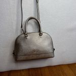Coach Metallic Gold Leather Mini Sierra Evening Satchel Crossbody Bag F22315 Photo 1