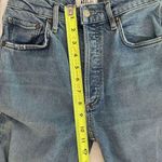 AGOLDE  Riley High Rise Straight Crop Denim Jeans Womens Size 26 Distressed Photo 6