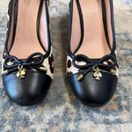 Kate Spade Leopard Print Wedge Pumps with Black Accents Size 9 Photo 2