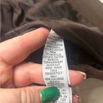 Bob Mackie  Wearable Art Embroidered Fleece Vest Size Small Brown Faux Fur Photo 5